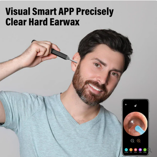 Ear Cleaner Wireless Otoscope Removal Tool With Camera 6 LED or high-resolution visuals