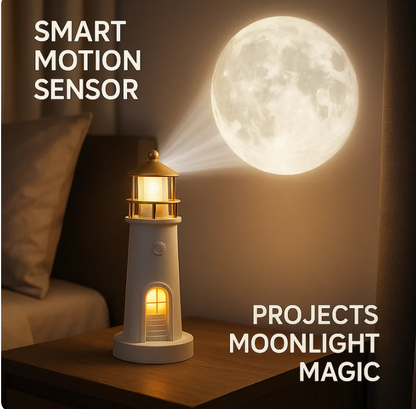 Lighthouse Moon Light