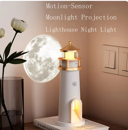 Lighthouse Moon Light