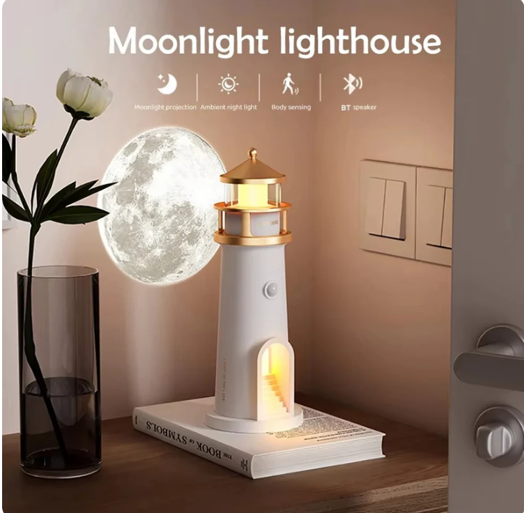Lighthouse Moon Light